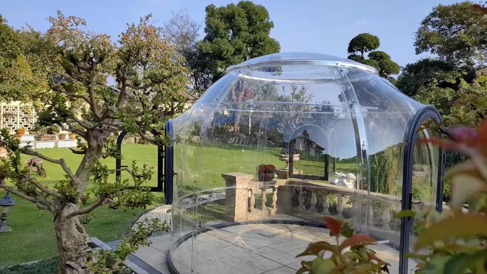 Domevora dome detail relevant to geodesic dome greenhouse
